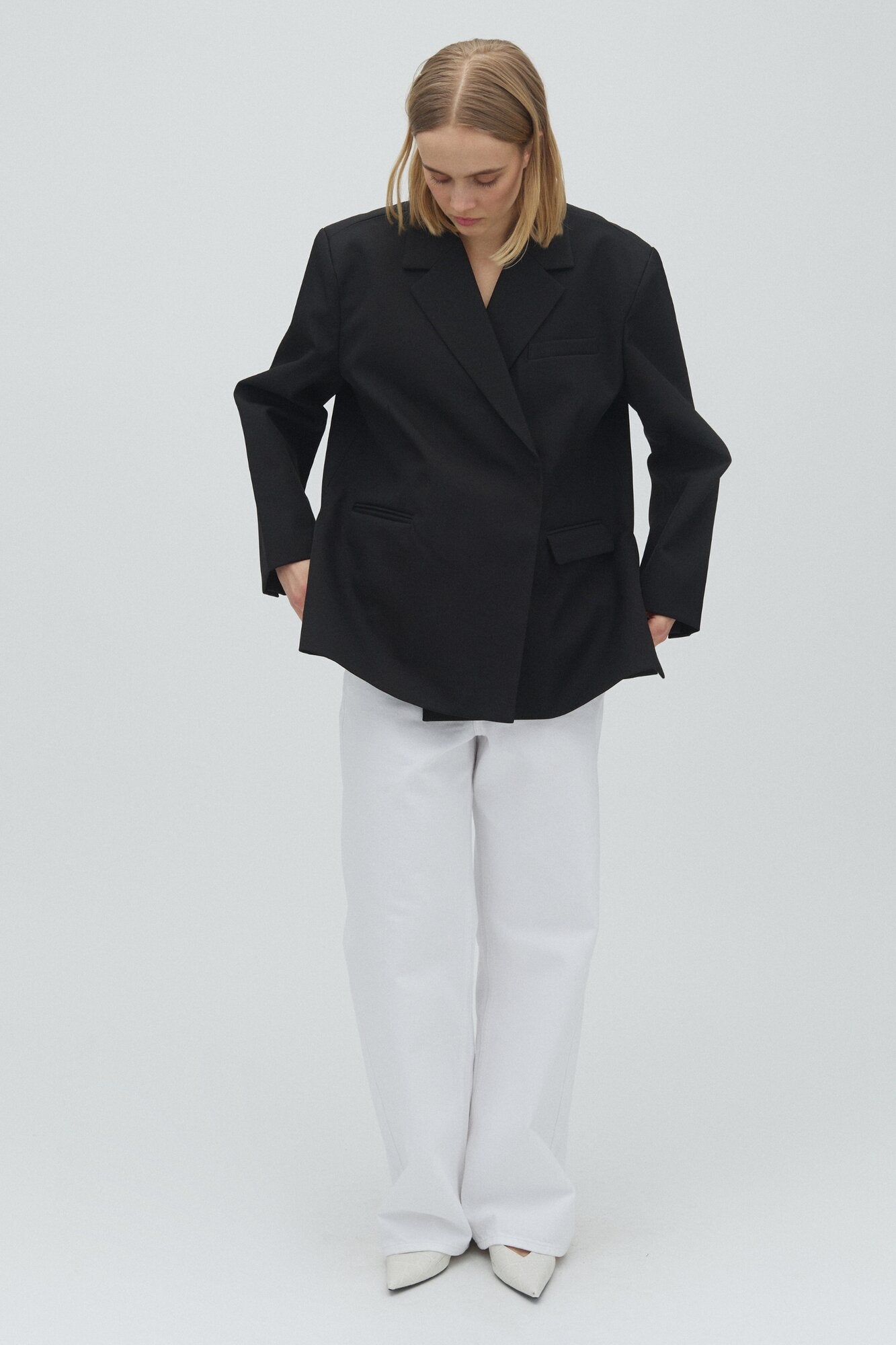 Amariella oversized blazer – Sort